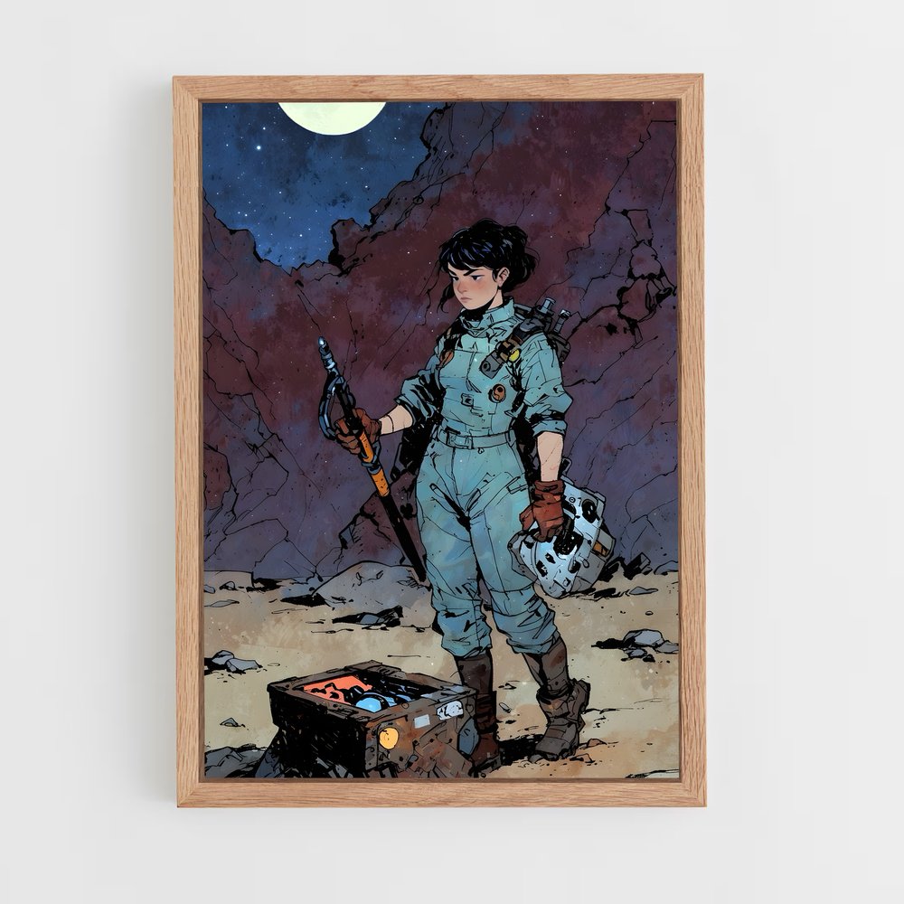 Poster Sentinelle des Étoiles – affiche Art spatial (vue 4)